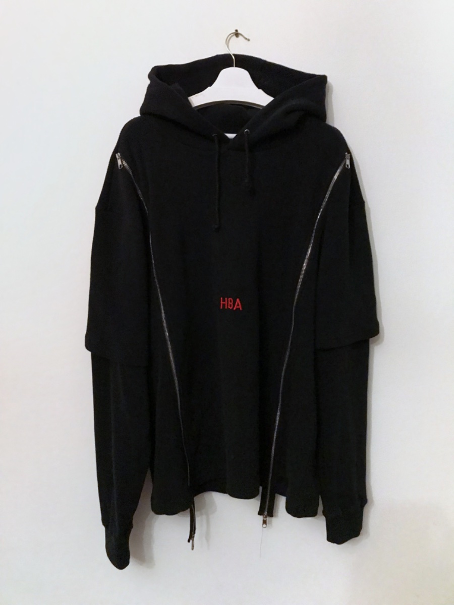 HBA FW16 DOUBLE ZIP HOODIE