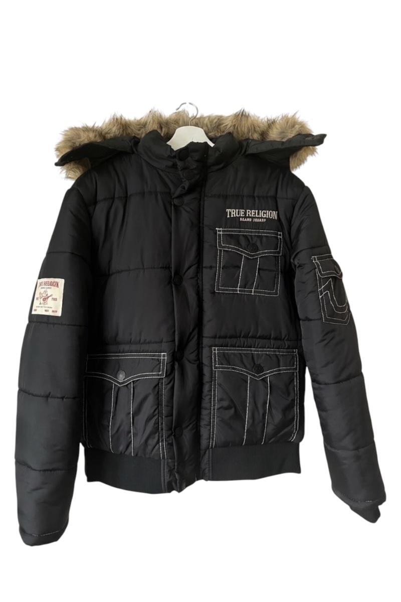 TRUE RELIGION BIG T PUFFER JACKET