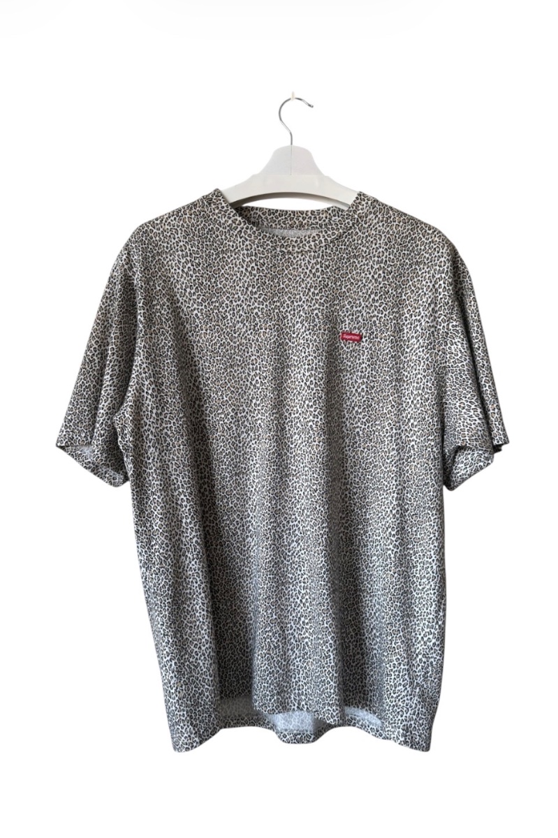 SUPREME LEOPARD SMALL BOX LOGO TEE